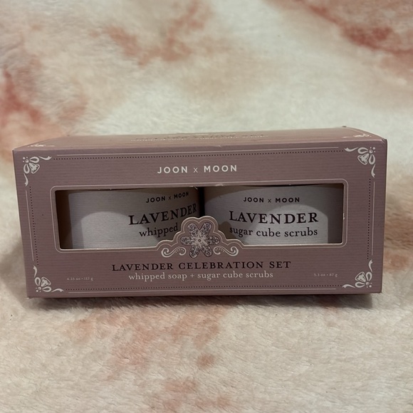 Joon X Moon Lavender Celebration Set Scented Whipped Soap & Sugar Cubes NWT - Picture 12 of 14